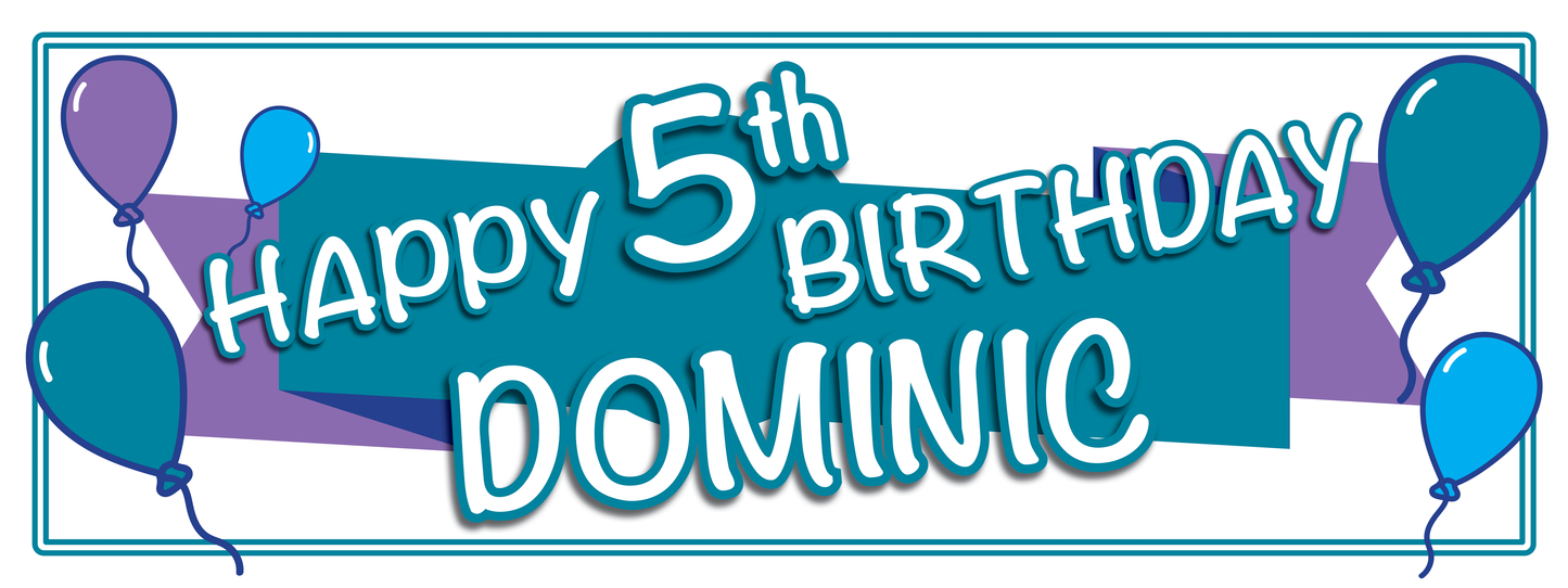 Kids Birthday Banner