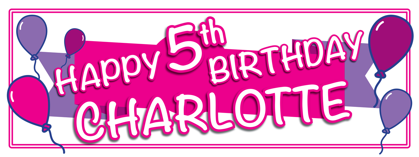 Kids Birthday Banner