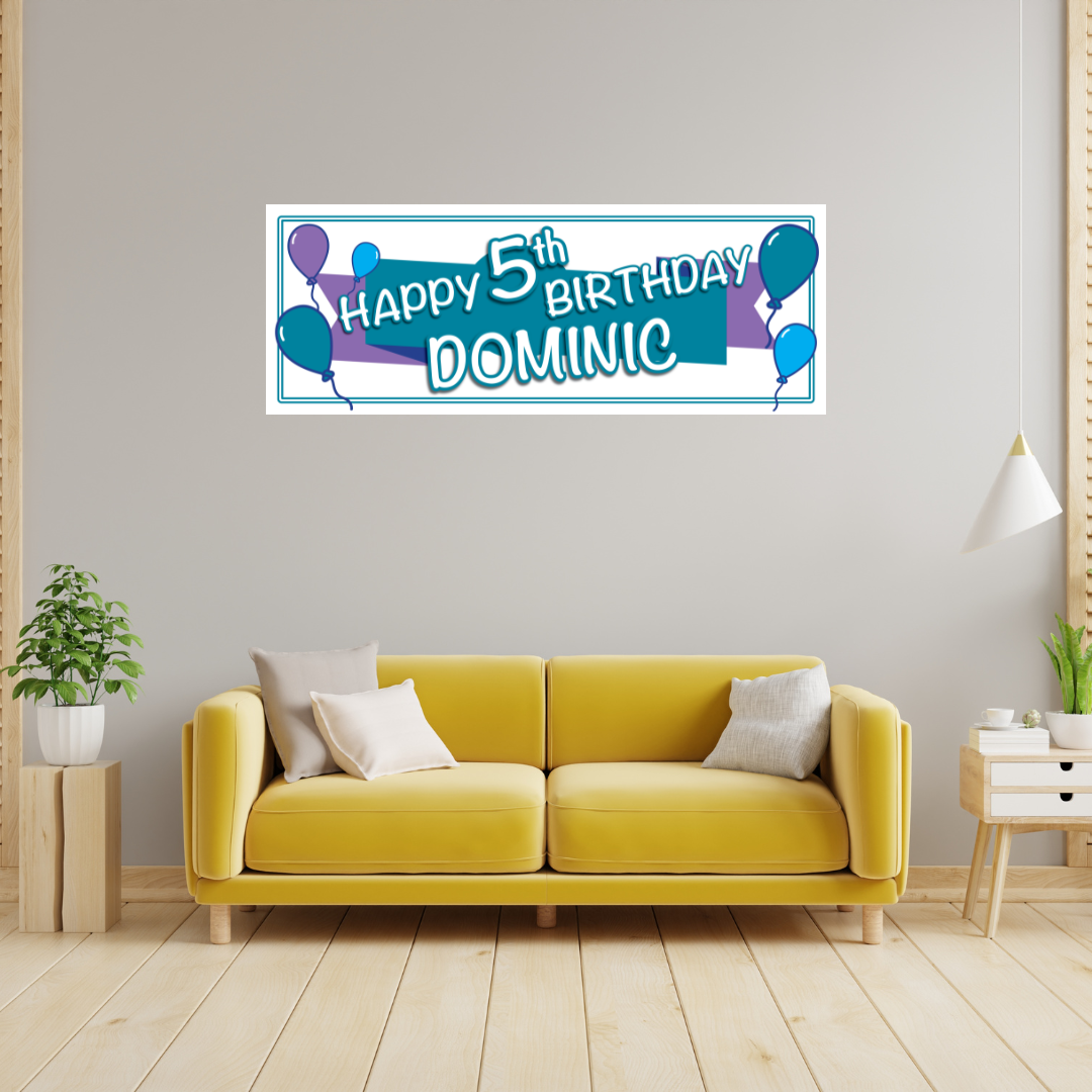 Kids Birthday Banner