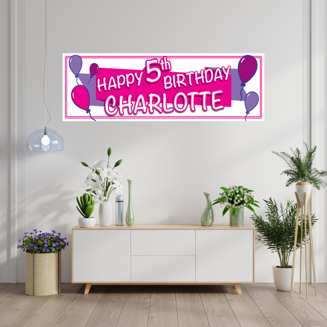 Kids Birthday Banner