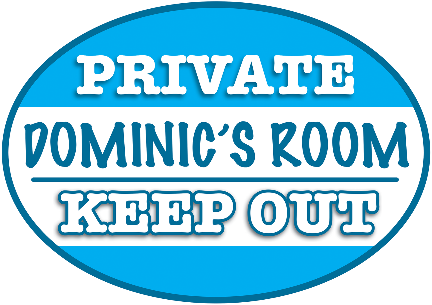 Kids Bedroom Door Plaque
