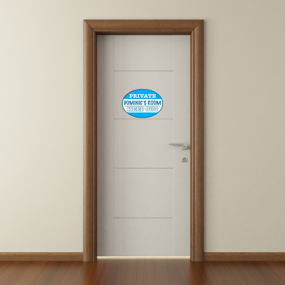 Kids Bedroom Door Plaque