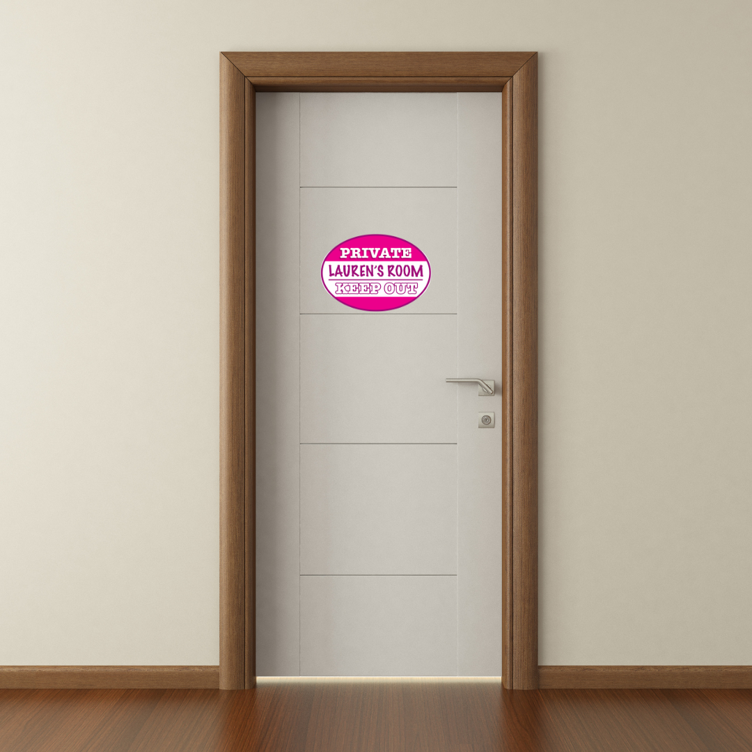 Kids Bedroom Door Plaque